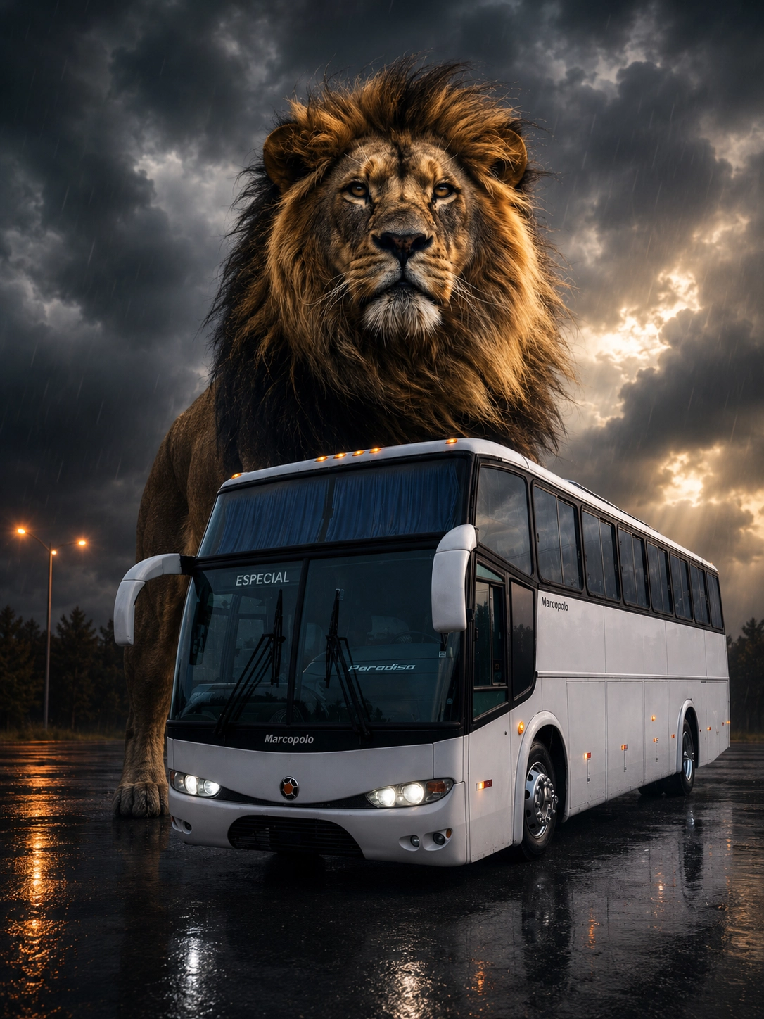 Ônibus da Imperium Turismo em Curitiba